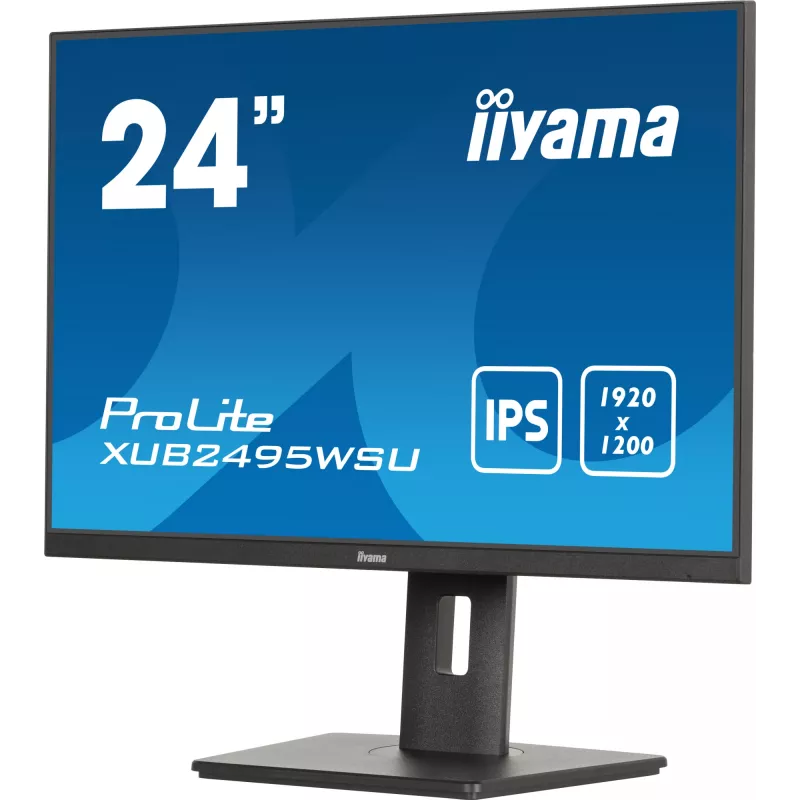 iiyama ProLite XUB2495WSU-B7 Monitor de Ordenador 61,2 cm (24,1 inch) 1920 x 1200 Píxeles WUXGA LED Negro