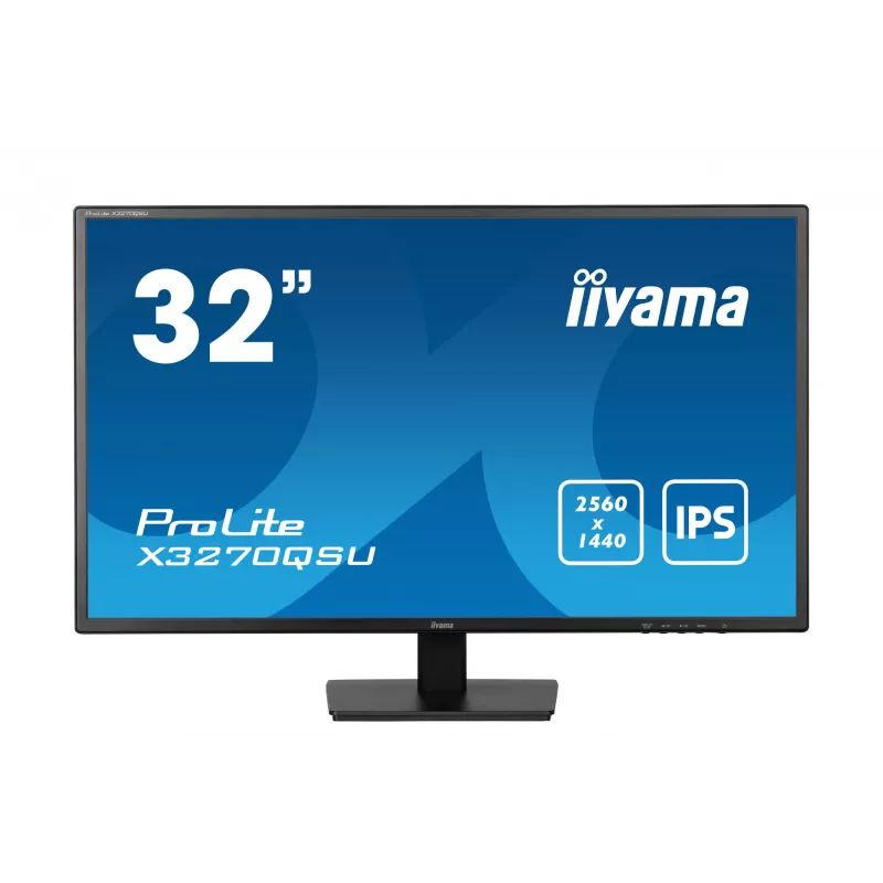 iiyama ProLite X3270QSU-B1 Monitor de Ordenador 80 cm (31,5 inch) 2560 x 1440 Píxeles Wide Quad HD LED Negro