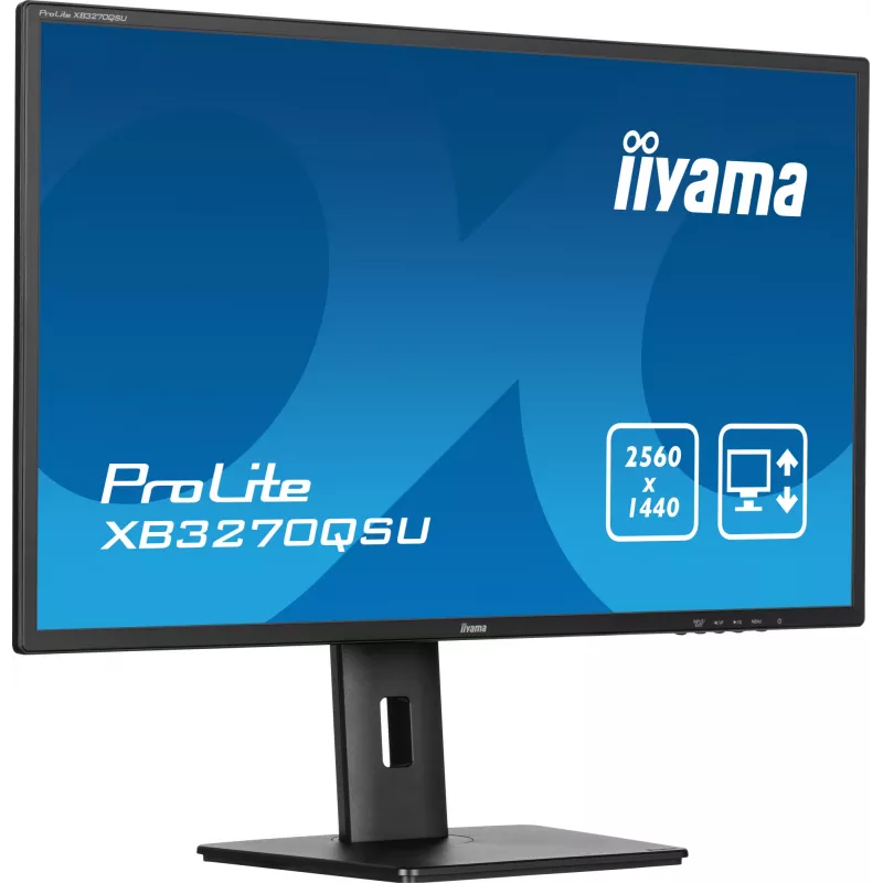 iiyama ProLite XB3270QSU-B1 Monitor de Ordenador 80 cm (31,5 inch) 2560 x 1440 Píxeles Quad HD LED Negro
