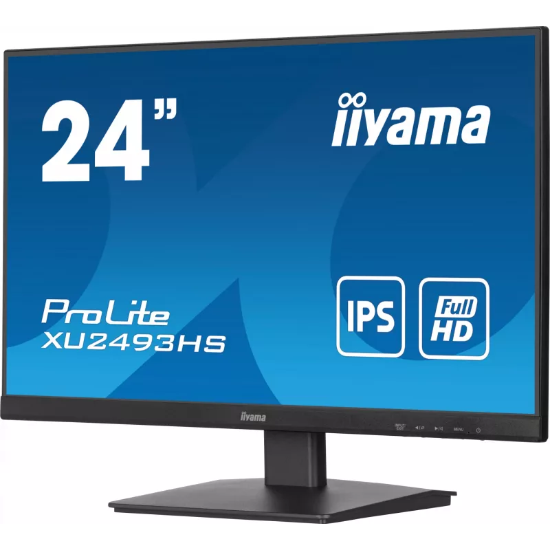 iiyama ProLite XU2493HS-B6 Monitor de Ordenador 60,5 cm (23,8 inch) 1920 x 1080 Píxeles Full HD LED Negro