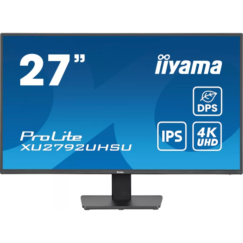 iiyama ProLite XU2792UHSU-B6 Monitor de Ordenador 68,6 cm (27 inch) 3840 x 2160 Píxeles 4K Ultra HD LED Negro