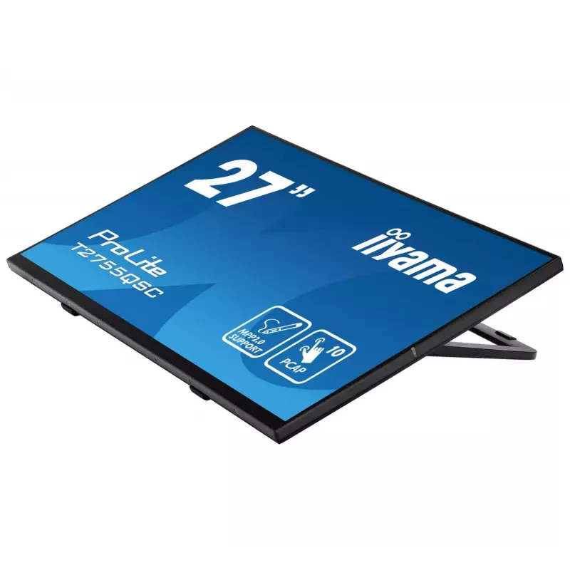 iiyama ProLite T2755QSC-B1 Monitor de Ordenador 68,6 cm (27 inch) 2560 x 1440 Píxeles Quad HD LCD Pantalla Táctil Negro