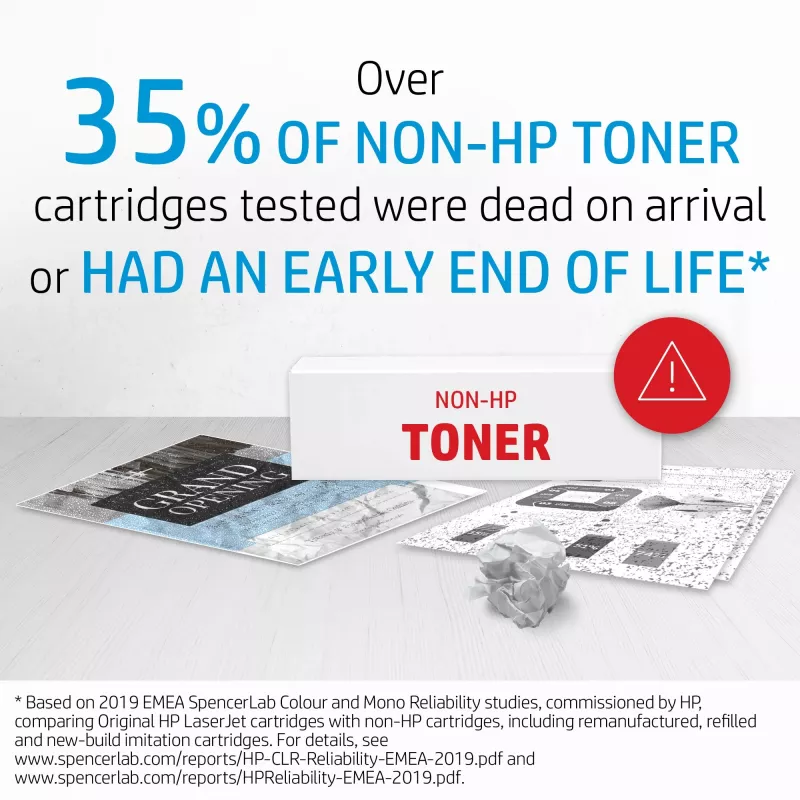 HP 124A Tóner Original LaserJet Magenta, 2000 Páginas, Magenta, 1 Ud.