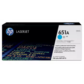 HP 651A Tóner Original LaserJet Cian, 16000 Páginas, Cian, 1 Ud.