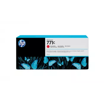 HP 771C 775 ml Cartucho de Tinta Rojo Cromático DesignJet, HP DesignJet Z6200 Serie de Impresoras Fotográficas, Impresión Térmica de Inyección de Tinta, Singapur, 324 mm, 120 mm, 64 mm