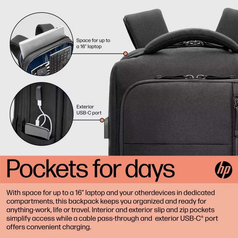 HP Renew Executive mochila para portátil de 16