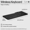 HP 475 teclado inalámbrico dual mode, tamaño completo (100%), inalámbrico, RF Wireless + Bluetooth, membrana, negro