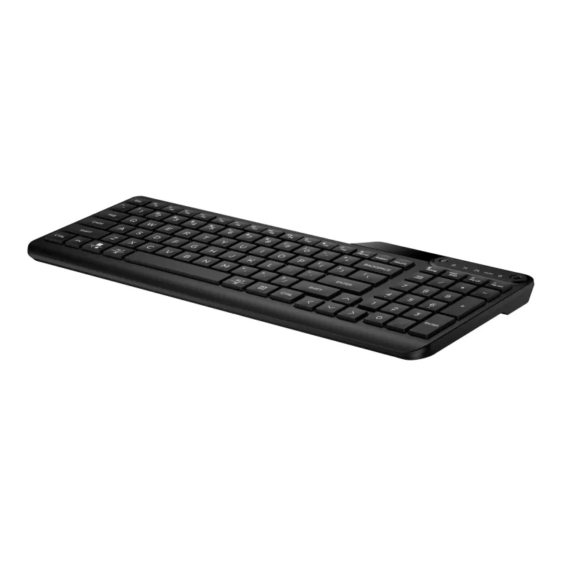 HP 475 teclado inalámbrico dual mode, tamaño completo (100%), inalámbrico, RF Wireless + Bluetooth, membrana, negro