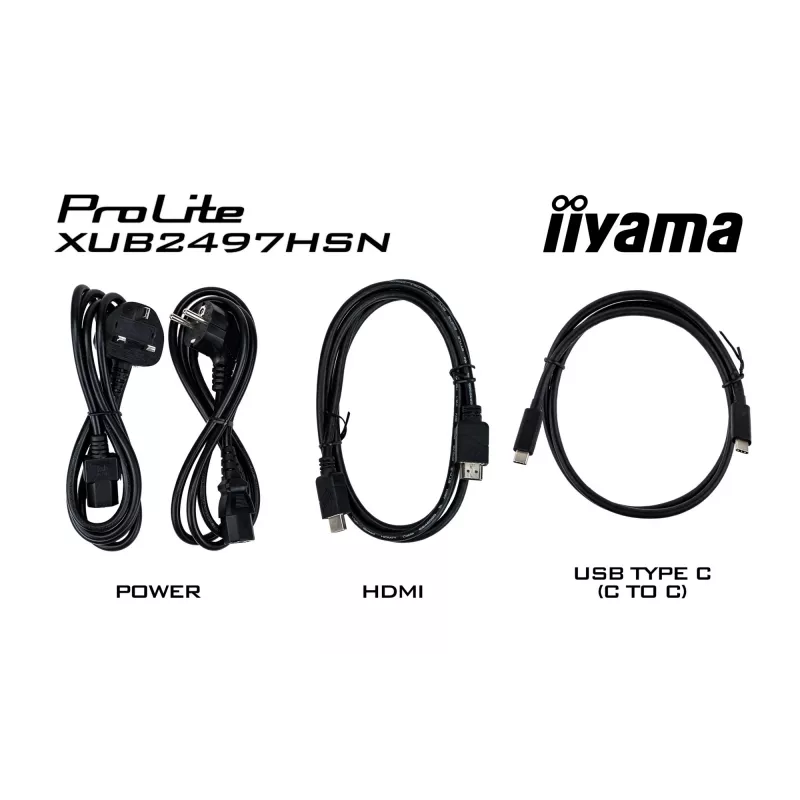 iiyama ProLite XUB2497HSN-W1 monitor de ordenador 60,5 cm (23,8 inch) 1920 x 1080 píxeles Full HD LED blanco