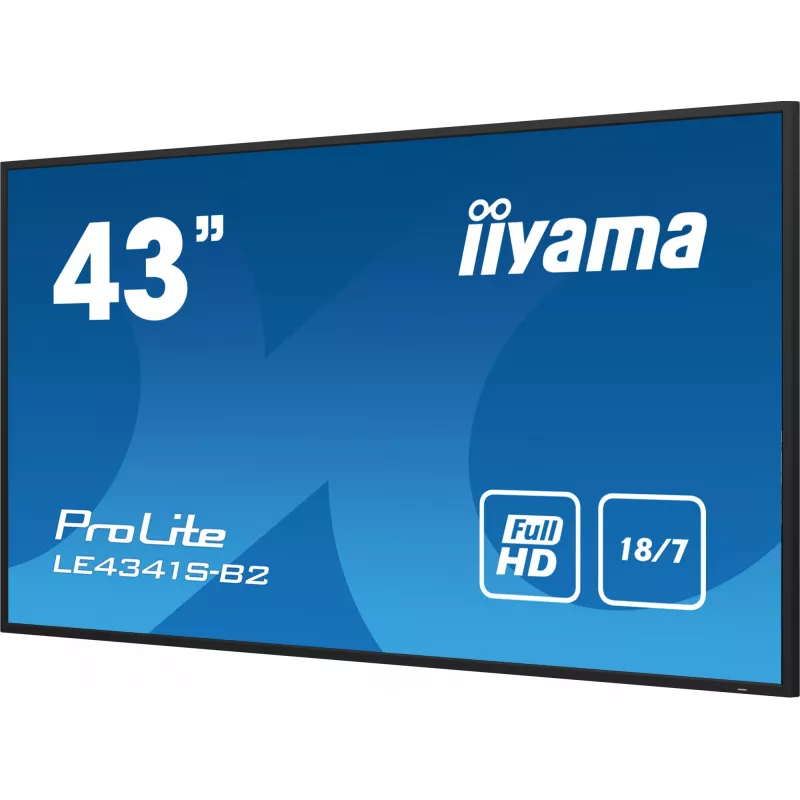 iiyama PROLITE LE4341S-B2 pantalla plana de señalización digital 108 cm (42,5