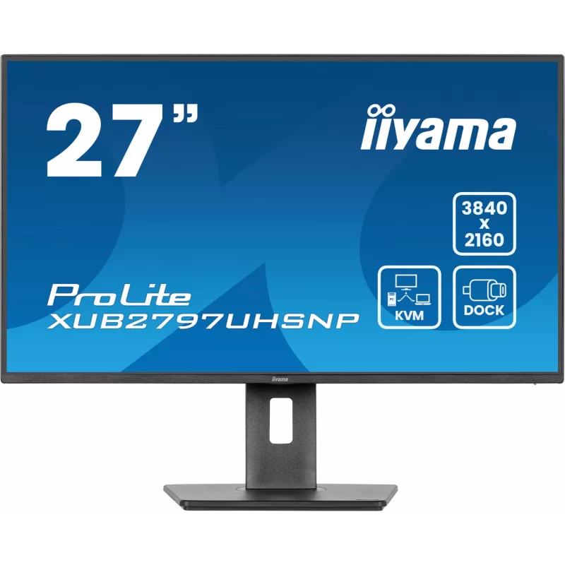 iiyama ProLite XUB2797UHSNP-B1 monitor de ordenador 68,6 cm (27 inch) 3840 x 2160 píxeles 4K Ultra HD LED negro