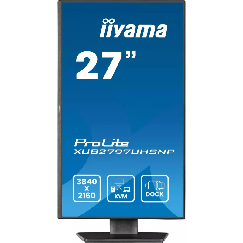 iiyama ProLite XUB2797UHSNP-B1 monitor de ordenador 68,6 cm (27 inch) 3840 x 2160 píxeles 4K Ultra HD LED negro