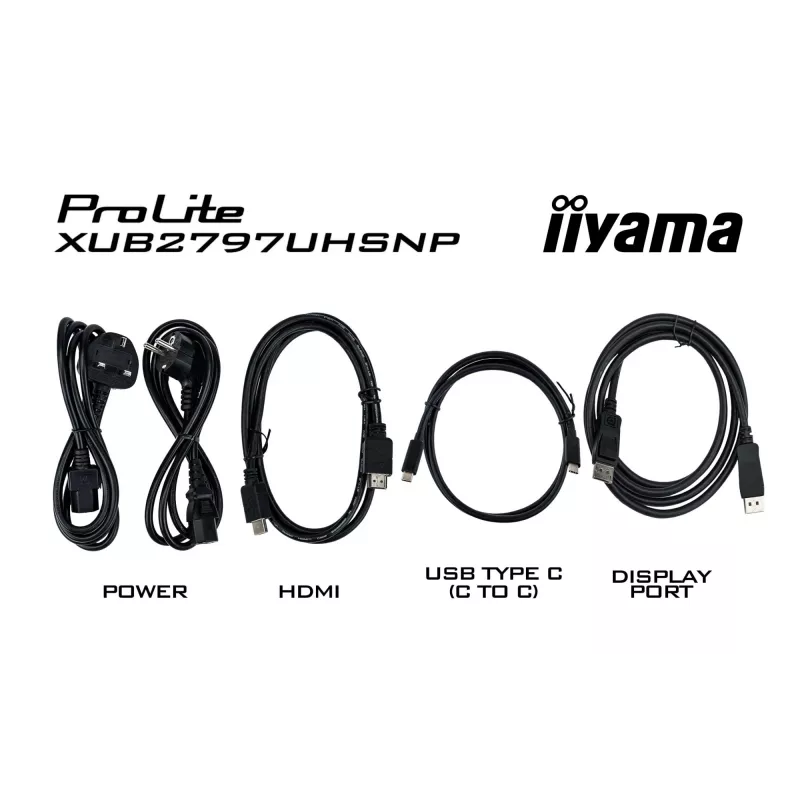 iiyama ProLite XUB2797UHSNP-B1 monitor de ordenador 68,6 cm (27 inch) 3840 x 2160 píxeles 4K Ultra HD LED negro