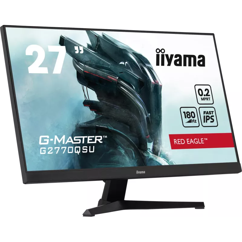 iiyama G-MASTER G2770QSU-B6 monitor de ordenador 68,6 cm (27 inch) 2560 x 1440 píxeles Wide Quad HD LED negro