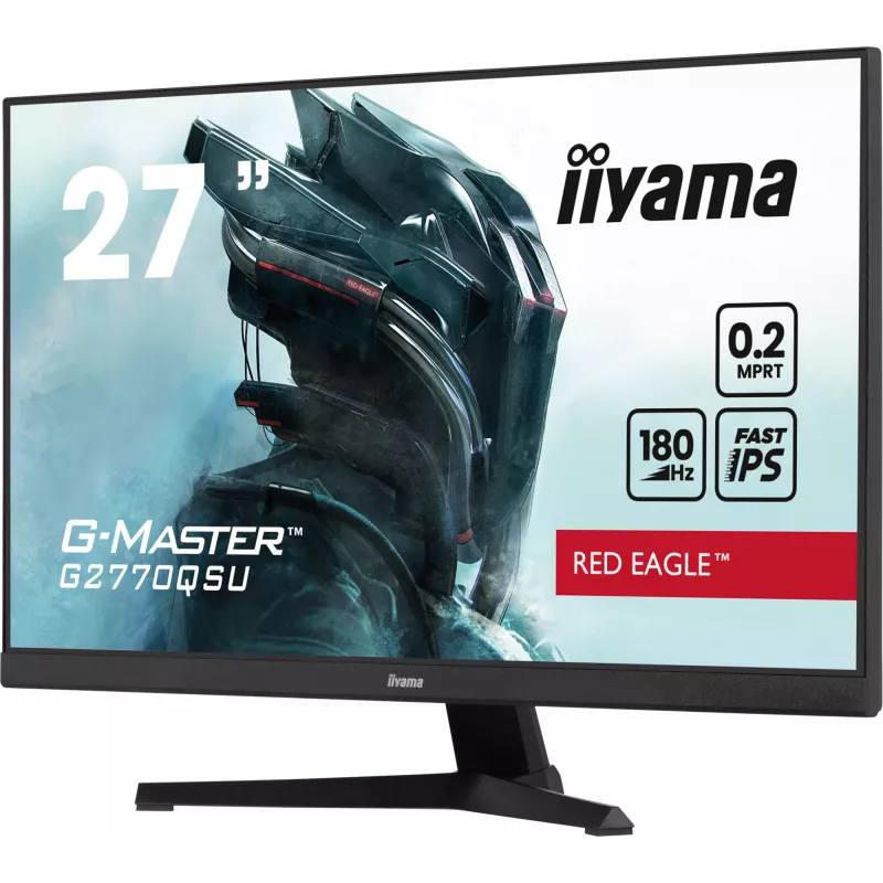 iiyama G-MASTER G2770QSU-B6 monitor de ordenador 68,6 cm (27 inch) 2560 x 1440 píxeles Wide Quad HD LED negro