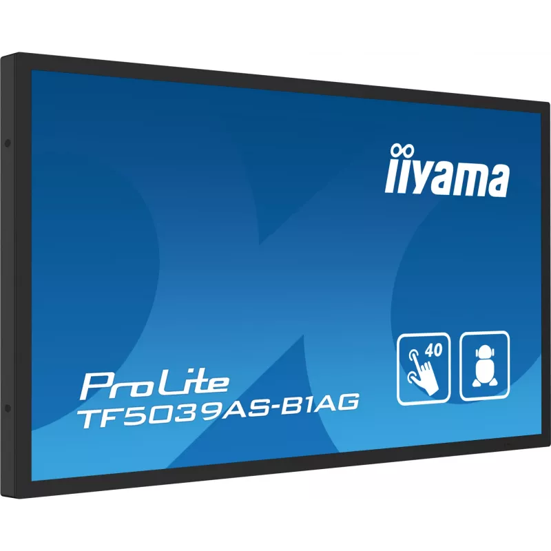 iiyama TF5039AS-B1AG monitor de ordenador 125,7 cm (49,5 inch) 3840 x 2160 píxeles 4K Ultra HD LED táctil negro