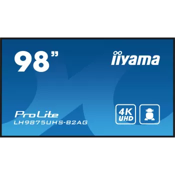 Pantalla plana de señalización digital iiyama LH9875UHS-B2AG 97,5