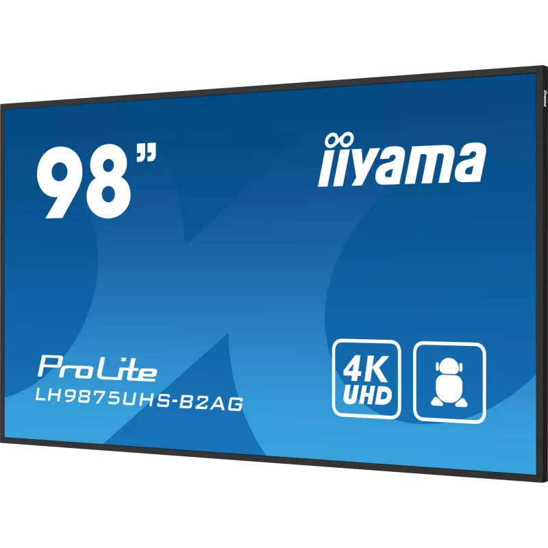 Pantalla plana de señalización digital iiyama LH9875UHS-B2AG 97,5