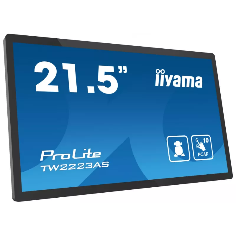 iiyama TW2223AS-B2 pantalla de señalización panel plano interactivo 54,6 cm (21,5