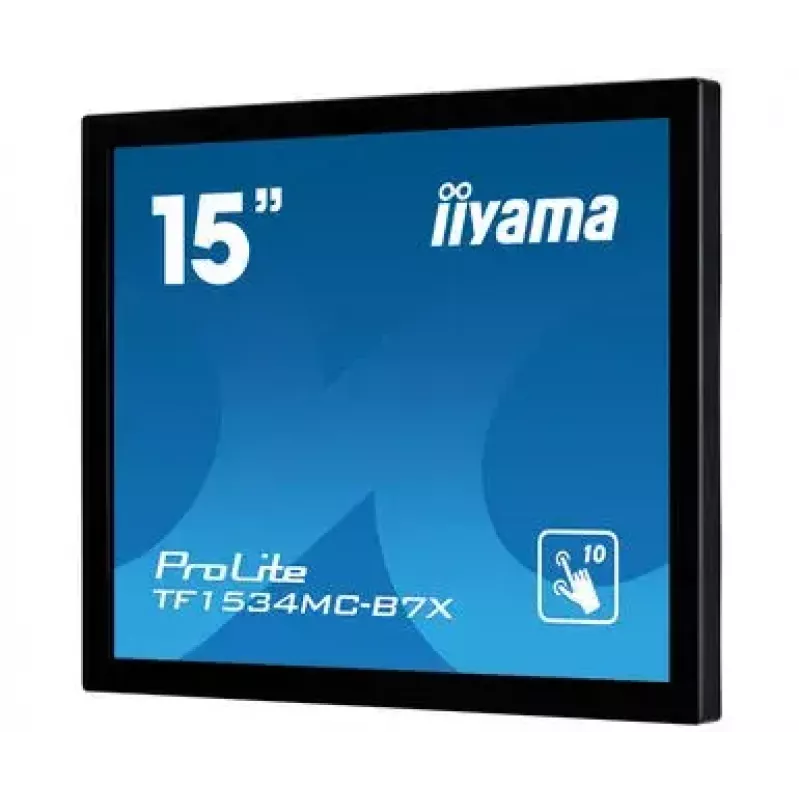 iiyama TF1534MC-B7X monitor de ordenador 38,1 cm (15 inch) 1024 x 768 píxeles XGA LED táctil multiusuario negro