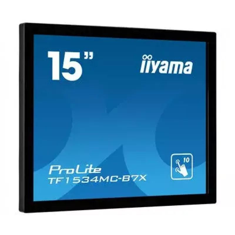 iiyama TF1534MC-B7X monitor de ordenador 38,1 cm (15 inch) 1024 x 768 píxeles XGA LED táctil multiusuario negro