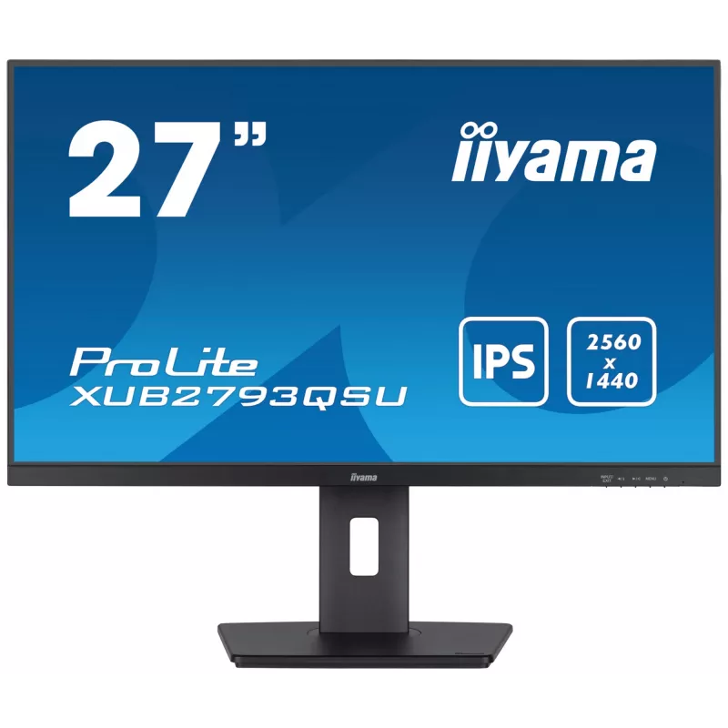 iiyama XUB2793QSU-B7 monitor de ordenador 68,6 cm (27 inch) 2560 x 1440 píxeles Quad HD LED negro