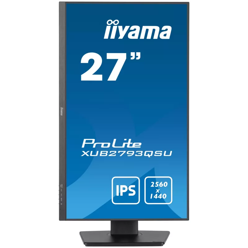 iiyama XUB2793QSU-B7 monitor de ordenador 68,6 cm (27 inch) 2560 x 1440 píxeles Quad HD LED negro
