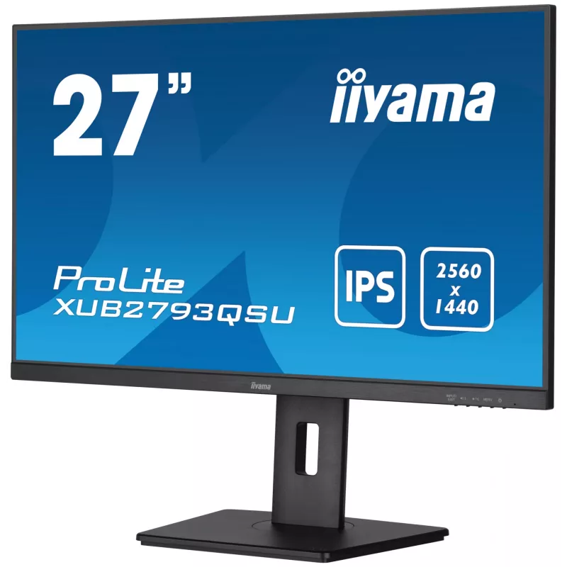 iiyama XUB2793QSU-B7 monitor de ordenador 68,6 cm (27 inch) 2560 x 1440 píxeles Quad HD LED negro