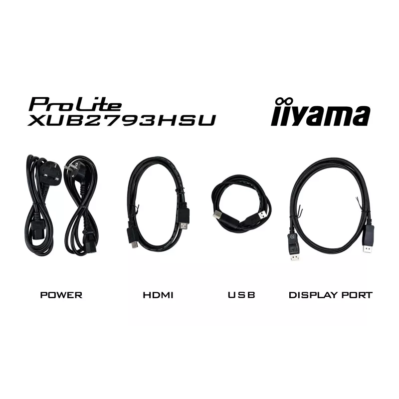 iiyama XUB2793QSU-B7 monitor de ordenador 68,6 cm (27 inch) 2560 x 1440 píxeles Quad HD LED negro
