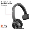Auriculares HP Poly Voyager 4310 USB-A + dongle BT700, inalámbricos, oficina/call center, 20 - 20000 Hz, 122 g, auriculares, negro