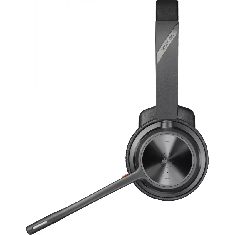 Auriculares HP Poly Voyager 4310 USB-C certificados para Microsoft Teams + dongle BT700