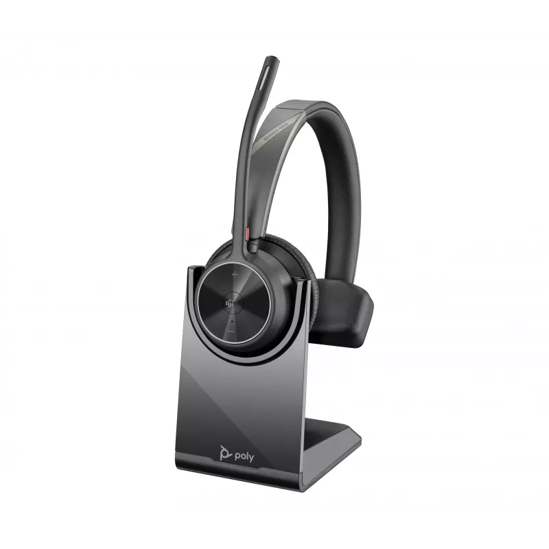 Auriculares HP Poly Voyager 4310 certificados para Microsoft Teams + dongle BT700 + base de carga