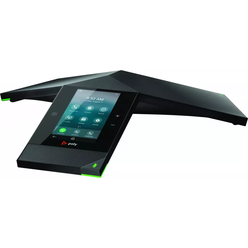 Teléfono de conferencia IP POLY Trio 8800 compatible con PoE pantalla de 5 pulgadas