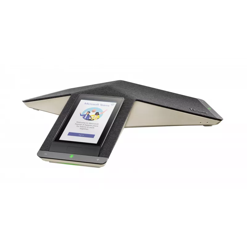 Teléfono de conferencia IP HP Poly Trio C60 para Microsoft Teams, totalmente inalámbrico y compatible con PoE