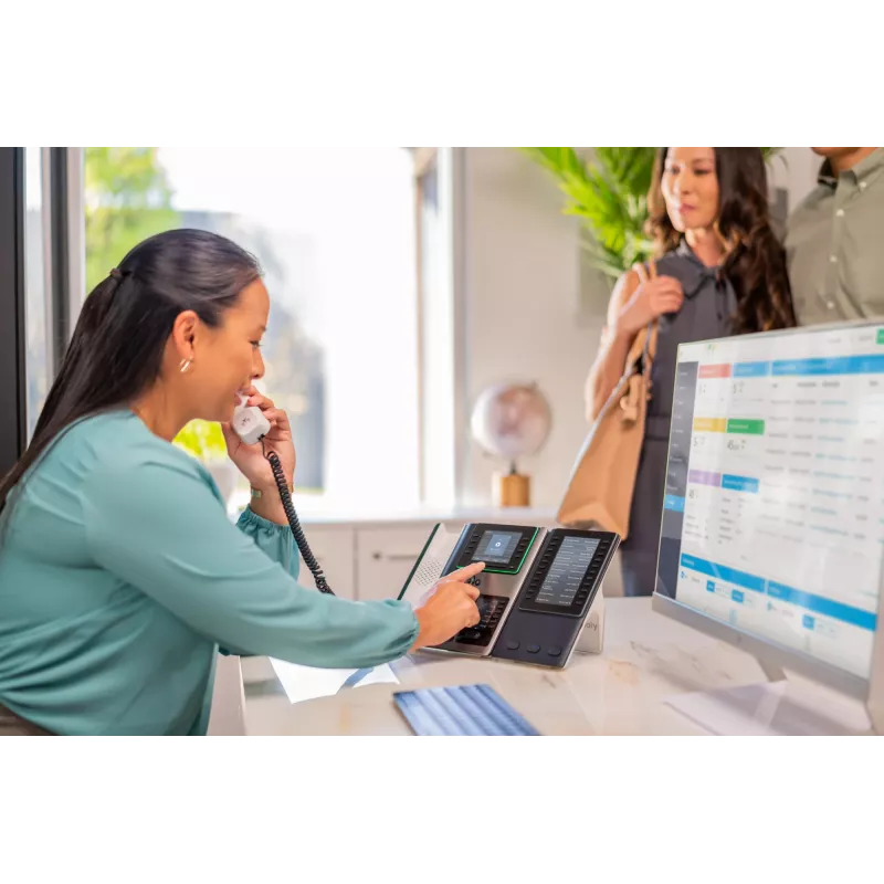 Teléfono IP HP Poly Edge E450 compatible con PoE, IPS, 4:3, WPA2-Enterprise, EAP-TLS, HTTPS, ENERGY STAR, EAC, RoHS, Federal Communications Commission (FCC), CE, 0 - 40 °C