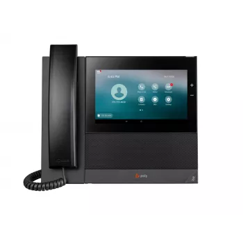 Teléfono empresarial HP Poly CCX 600 con Open SIP y compatible con PoE