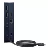 Docking station ASUS SimPro Dock 2 con cable Thunderbolt 3 — HDMI 2.0, DP 1.4, VGA, 3x USB-A, host TB3, Gigabit Ethernet, bloqueo Kensington