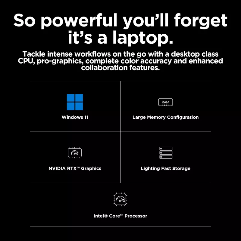 HP ZBook Fury 16 G11 Intel® Core™ i9 i9-14900HX 40,6 cm (16 inch) WQUXGA 64 GB DDR5-SDRAM NVIDIA RTX 4000 Ada Wi-Fi 7 (802.11be) Windows 11 Pro estación de trabajo con IA, PC con IA