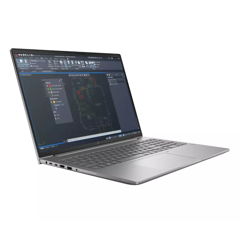 HP ZBook Power G11 A AMD Ryzen™ 7 8845HS 40,6 cm (16 inch) WQXGA 32 GB DDR5-SDRAM NVIDIA RTX A1000 Wi-Fi 6E (802.11ax) Windows 11 Pro PC con IA