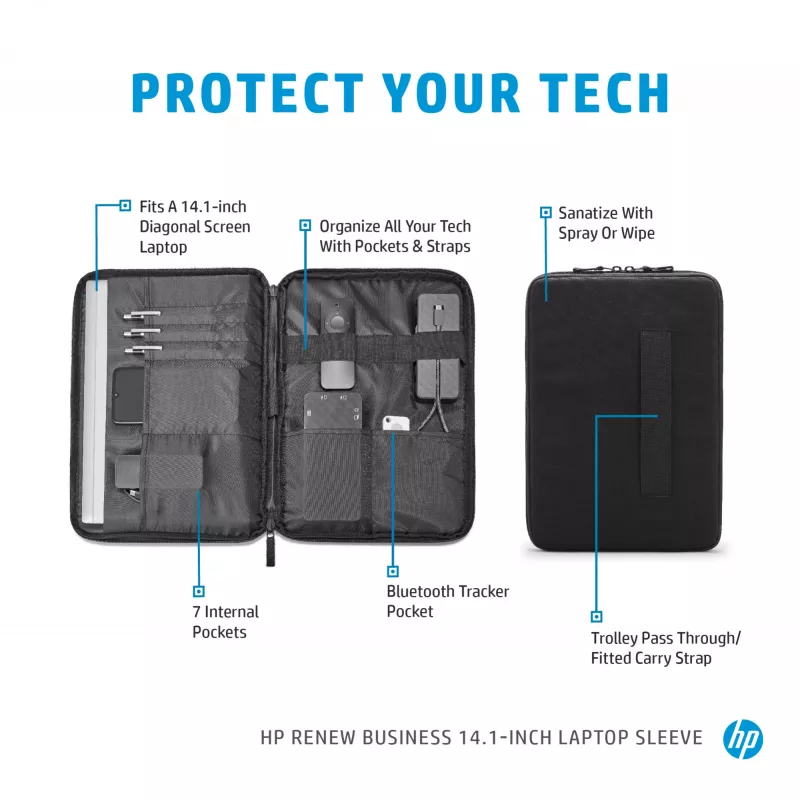 Funda messenger HP Renew Business 14.1 pulgadas para portátil