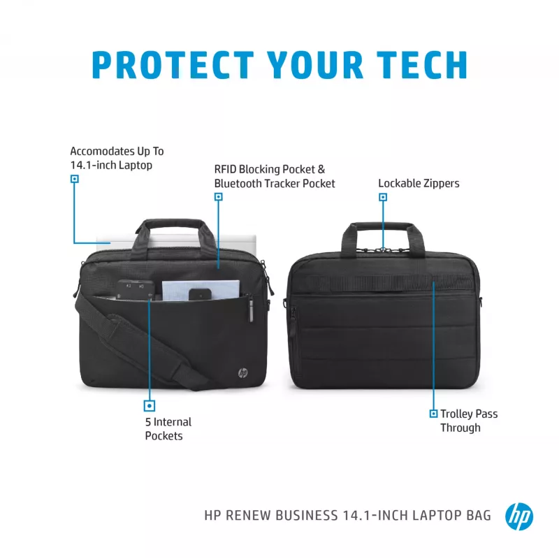 Funda messenger HP Renew Business 14.1 pulgadas para portátil
