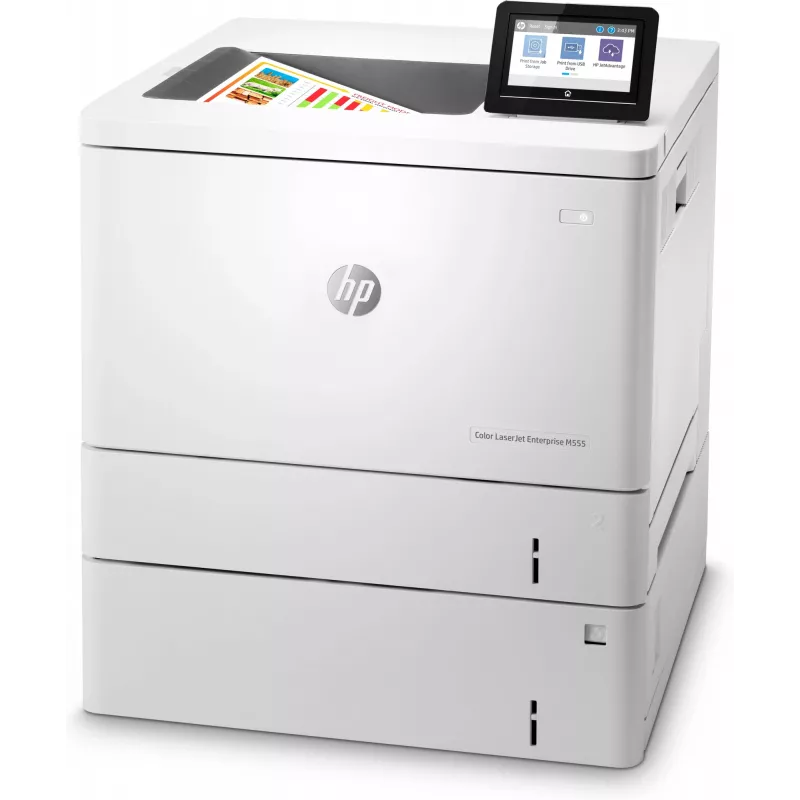 HP Color LaserJet Enterprise M555x, Láser, Color, 1200 x 1200 DPI, A4, 38 ppm, Impresión a doble cara