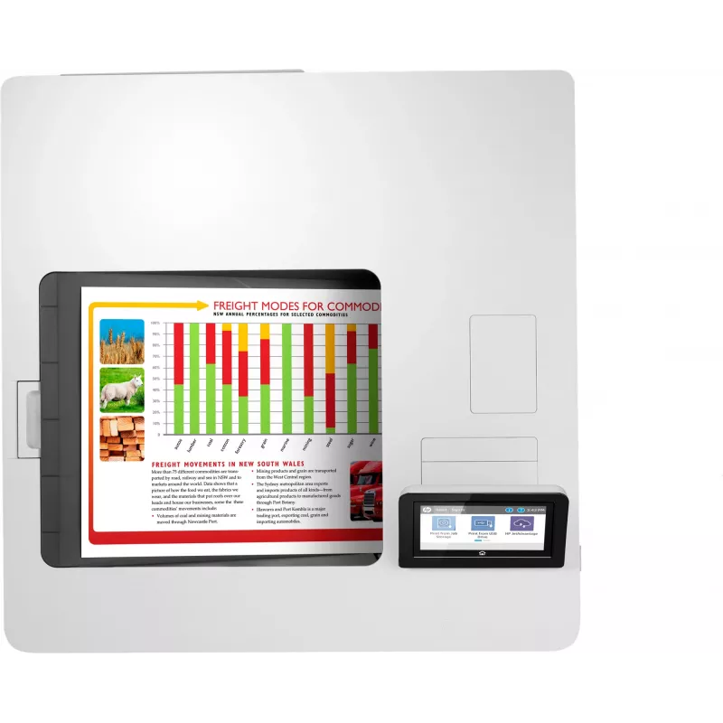 HP Color LaserJet Enterprise M555x, Láser, Color, 1200 x 1200 DPI, A4, 38 ppm, Impresión a doble cara