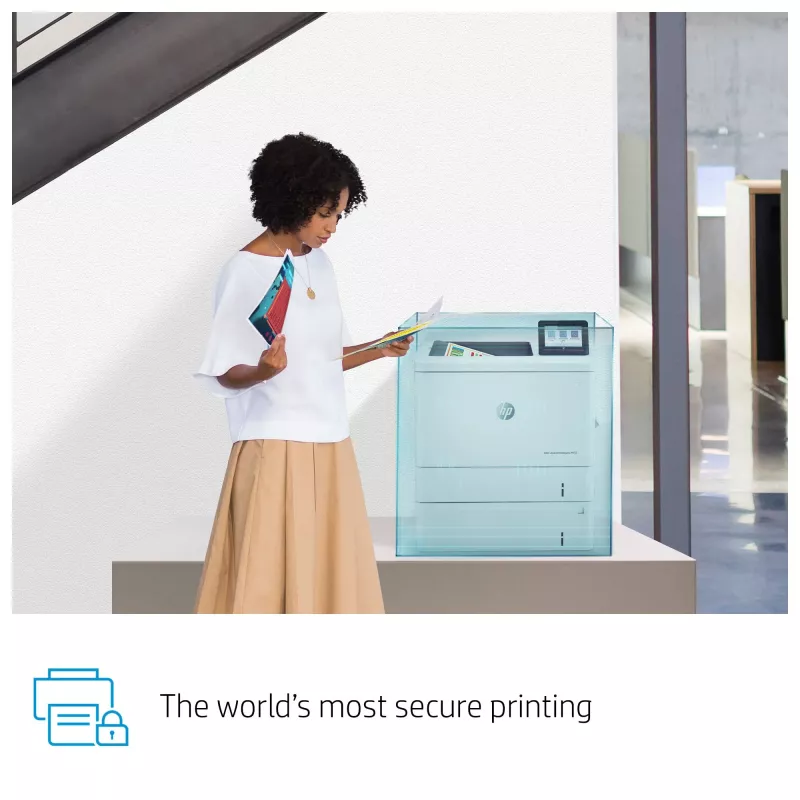 HP Color LaserJet Enterprise M555x, Láser, Color, 1200 x 1200 DPI, A4, 38 ppm, Impresión a doble cara