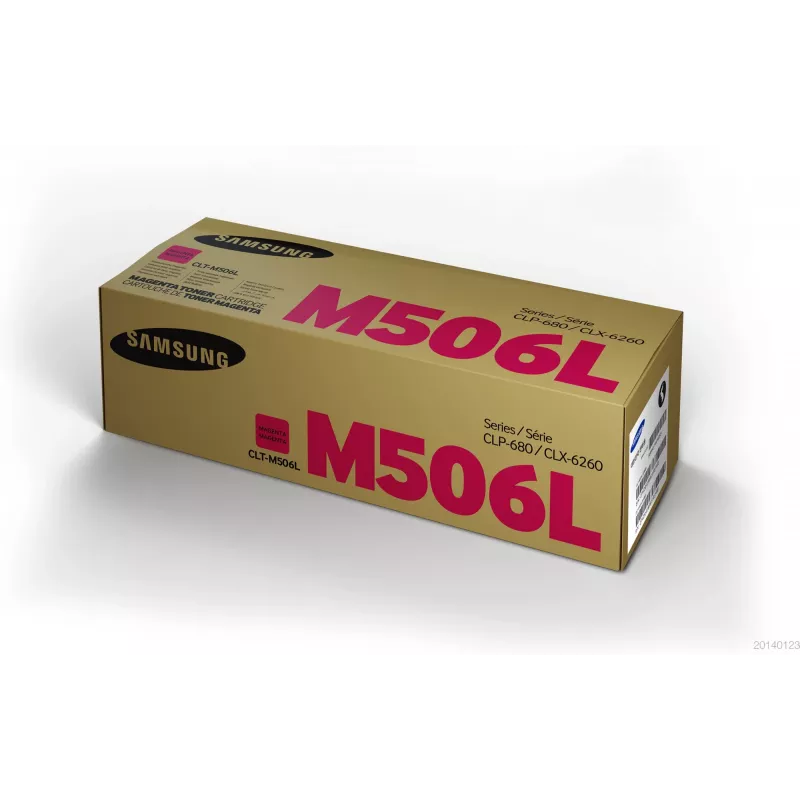 Tóner original Samsung CLT-M506L de alto rendimiento magenta