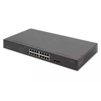 Switch no gestionado Digitus DN-95347-2 16 puertos Gigabit Ethernet 1U