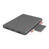 Funda con teclado LOGITECH Folio Touch con retroiluminación y trackpad Oxford gris para iPad Air (4.ª generación) español Qwertz