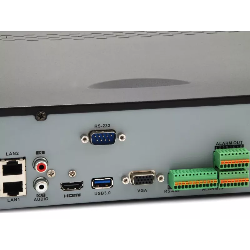 Grabador de vídeo en red LevelOne NVR-1332 4 bahías H.265 32 canales 3840x2160
