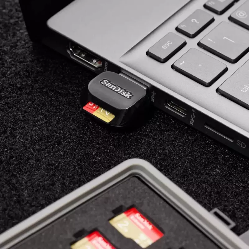 Lector de tarjetas SanDisk 1 ud. USB 3.2 Gen 1 SDDR-B731-GN6NN