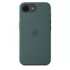 Funda de silicona Apple iPhone 16e Lake verde